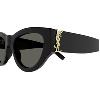 Saint Laurent SLM94F 001 Black / Grey Lenses