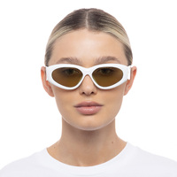 Le Specs Under Wraps Ltd Edt LSP2352237 White / Olive Lenses