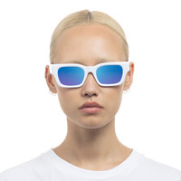 Le Specs Shmood LSP2452438 White / Blue Orange Mirror Lenses