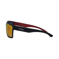 Urban Zoo Hoodlum C13 Matte Black w Matte Crystal Red Interior / Red Revo Lenses