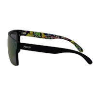 Mangrove Jacks Never Say Never C7 Matte Black / Purple Revo Polarised Lenses