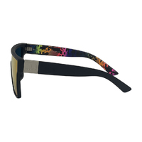 Mangrove Jacks Sin by The Sea C3 Matte Black / Red Revo Polarised Lenses