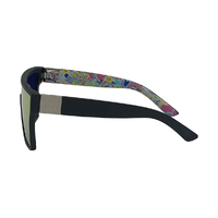 Mangrove Jacks Sin by The Sea C6 Matte Black / Pink Revo Polarised Lenses