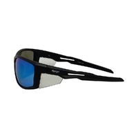 Mangrove Jacks Cadiz C8 Matte Black / Ice Blue Revo Polarised Lenses