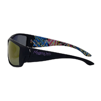 Mangrove Jacks Tromso C7 Matte Black / Purple Revo Polarised Lenses