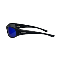 Urban Zoo Hit Up C12 Matte Black / Smoke w Blue Revo Lenses