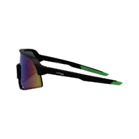 Urban Zoo Sumatra C21 Matte Black / Smoke w Green Revo Lenses