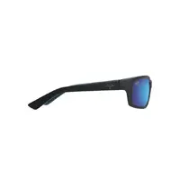 Maui Jim Kanaio Coast Readers MR766-037 Matte Soft Black w White & Blue / Blue Hawaii Polarised Lenses 