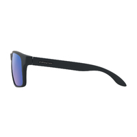 Dirty Dog Electrode 53587 Satin Black / Blue Fusion Mirror Polarised Lenses