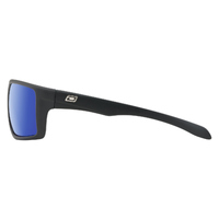 Dirty Dog Knuckle 53683 Satin Black / Blue Mirror Polarised Lenses