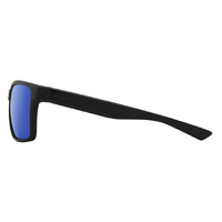 Dirty Dog Yolo 53763 Satin Black / Blue Mirror Polarised Lenses