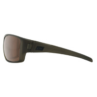 Dirty Dog Hoodoo 53800 Satin Crystal Olive Green / Brown Polarised Lenses