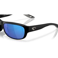 Costa Del Mar Clipperton 6S9119 911901-58 Matte Black / Blue Mirror Polarised Lenses