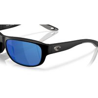 Costa Del Mar Clipperton 6S9119 911907-58 Matte Black / Blue Mirror Polarised Lenses