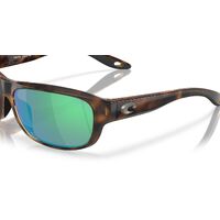 Costa Del Mar Clipperton 6S9119 911908-58 Tortoise / Green Mirror Polarised Lenses