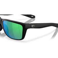 Costa Del Mar Broadbill II 6S9120 912007-58 Matte Black / Green Mirror Polarised Lenses