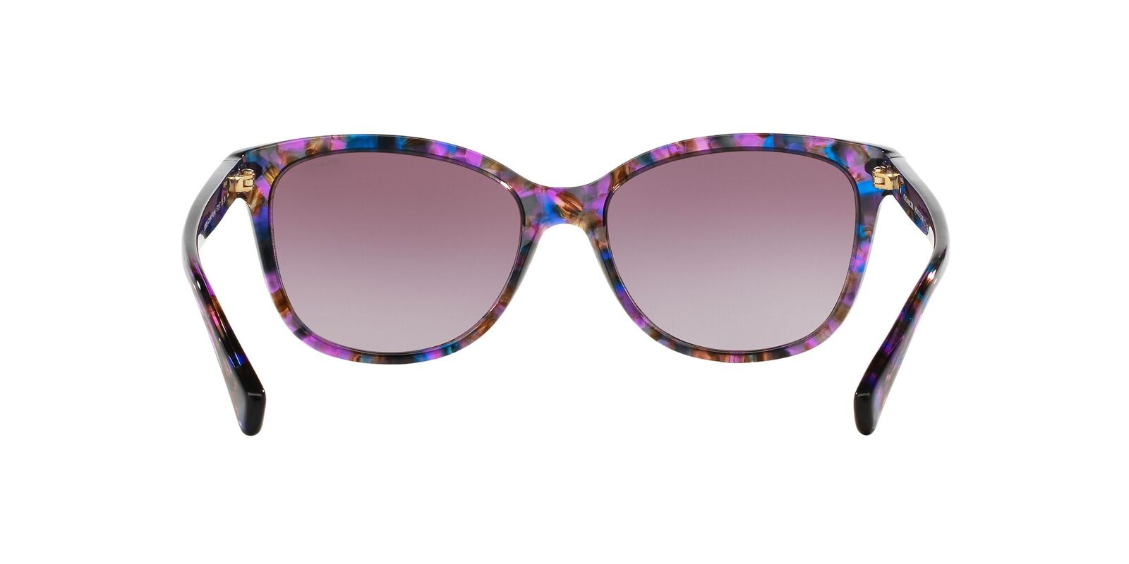 Coach HC8132 52888H-57 Purple Confetti Tortoise / Purple Gradient Lenses