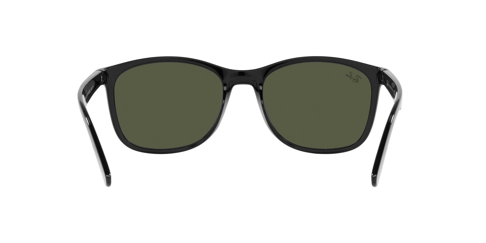 Ray-Ban RB4374 601/31-56 Black / Green Lenses