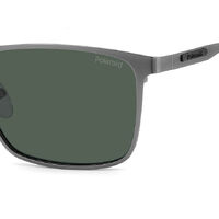 Polaroid PLD 2159/G/S/X R80 UC 58 Matte Dark Ruthenium / Green Polarised Lenses