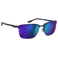 Under Armour UA Retained/G 0VK T5 61 Matte Black Blue / Green Mirror Lenses