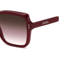 Isabel Marant IM 0193/S LHF UQ 58 Burgundy / Burgundy Gradient Pink Lenses