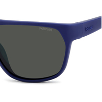 Polaroid Sport PLD 7053/S FLL M9 60 Matte Blue / Grey Polarised Lenses