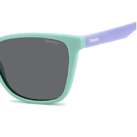 Polaroid Kids PLD 8062/S WK2 M9 48 Aqua / Grey Polarised Lenses