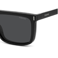 Polaroid Clip-On PLD 6230/CS 807 M9 56 Black / Grey Polarised Lenses