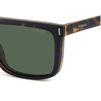 Polaroid Clip-On PLD 6230/CS N9P UC 56 Matte Havana / Green Polarised Lenses