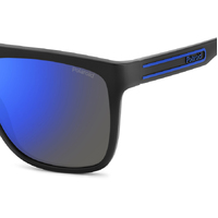 Polaroid PLD 2162/S 0VK 5X 56 Matte Black Blue / Blue Mirror Polarised Lenses