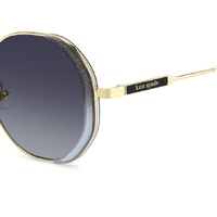 Kate Spade AERIS/F/S W8Q 9O 52 Gold Glitter Grey / Dark Grey Gradient Lenses