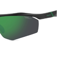 Polaroid Sport PLD 7055/S 3OL 78 68 Matte Black Green / Green Mirror Polarised Lenses