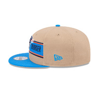 New Era Oklahoma City Thunder 9Fifty Draft 2024 Camel Khaki OSFM