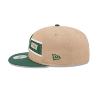 New Era Milwaukee Bucks 9Fifty Draft 2024 Camel Khaki OSFM