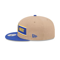 New Era Golden State Warriors 9Fifty Draft 2024 Camel Khaki OSFM