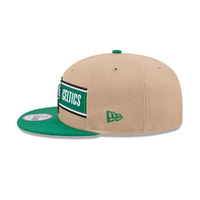 New Era Boston Celtics 9Fifty Draft 2024 Camel Khaki OSFM