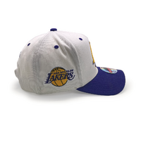 Mitchell & Ness Los Angeles Lakers NBA Vintage Letter Cream/Purple OSFM MNLL2793