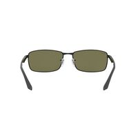 Ray-Ban RB3498 002/9A-61 Black / Green Polarised Lenses