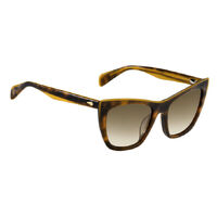 Rag & Bone RNB1039/G/S GPH HA 53 Brown Havana Orange / Brown Gradient Lenses