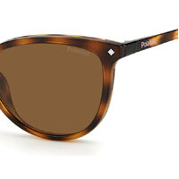 Polaroid PLD Clip-On 6138/CS 086 SP 53 Havana / Bronze Polarised Lenses