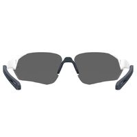 Under Armour UA 0001/G/S 6HT 72 W1 Matte White / Blue Mirror Lenses