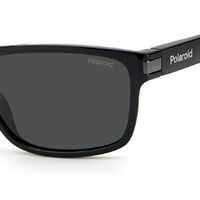 Polaroid PLD 2121/S 08A M9 58 Black Grey / Grey Polarised Lenses