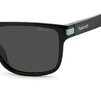 Polaroid PLD 2123/S 08A M9 57 Black Grey / Grey Polarised Lenses