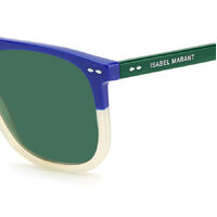 Isabel Marant IM 0007/S 5L7 QT 56 Blue Ivory / Green Lenses