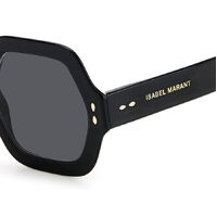 Isabel Marant IM 0004/N/S 2M2 IR 52 Black Gold / Grey Lenses