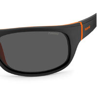 Polaroid PLD 2125/S 8LZ M9 66 Black Orange / Grey Polarised Lenses