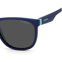 Polaroid Kids PLD 8049/S ZX9 M9 49 Blue Azure / Grey Polarised Lenses