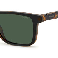 Polaroid Clip-On PLD 2131/CS N9P UC 55 Matte Havana / Green Polarised Lenses