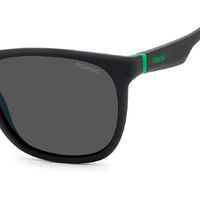 Polaroid PLD 2140/S 3OL M9 55 Matte Black Green / Grey Polarised Lenses