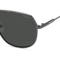 Polaroid PLD 6195/S/X KJ1 M9 58 Dark Ruthenium / Grey Polarised Lenses